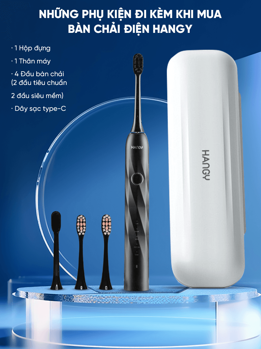 Bàn chải điện "Sạch Trắng - Nụ cười cho mỗi cuộc họp" HY23 PRO
