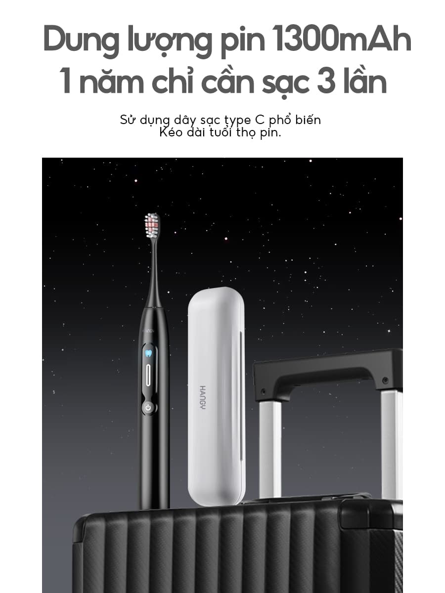 Bàn Chải Điện “Động Cơ Êm – Nướu Nhạy Cũng Thích”